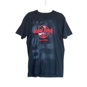 Hard Rock Cafe black USA Tennessee short sleeves t shirt size Large